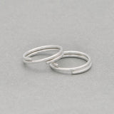 Spaltringe Edelstahl 10 mm - Farbe Silber - PerlineBeads SA