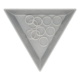 Spaltringe Edelstahl 10 mm - Farbe Silber - PerlineBeads SA