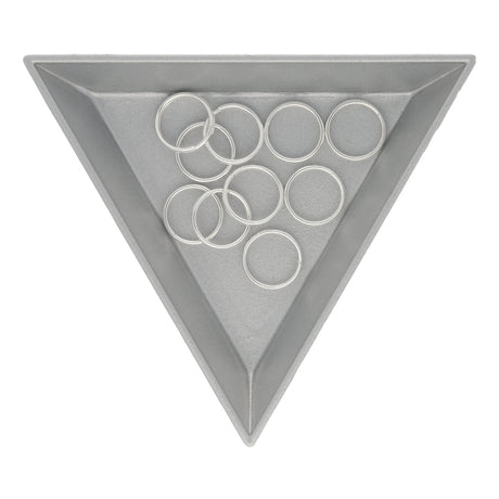 Spaltringe Edelstahl 10 mm - Farbe Silber - PerlineBeads SA