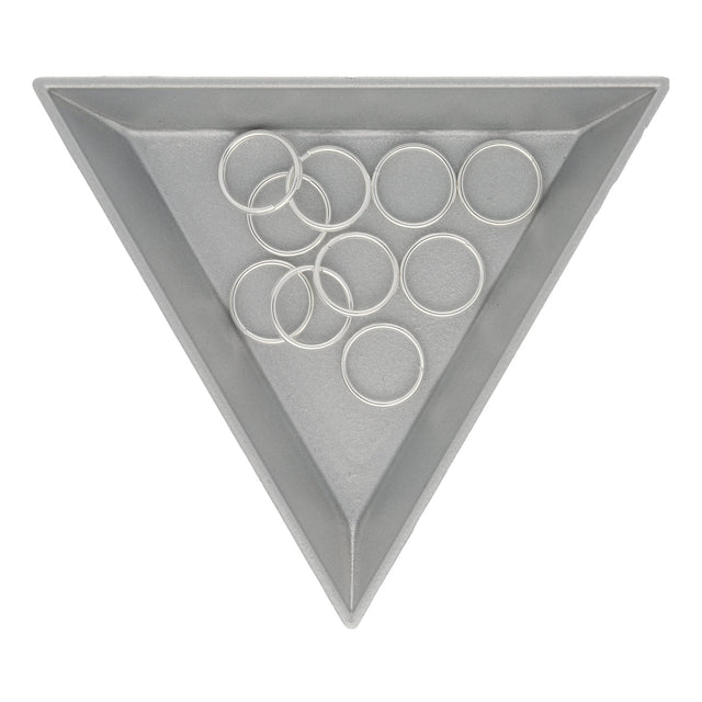 Spaltringe Edelstahl 10 mm - Farbe Silber - PerlineBeads SA