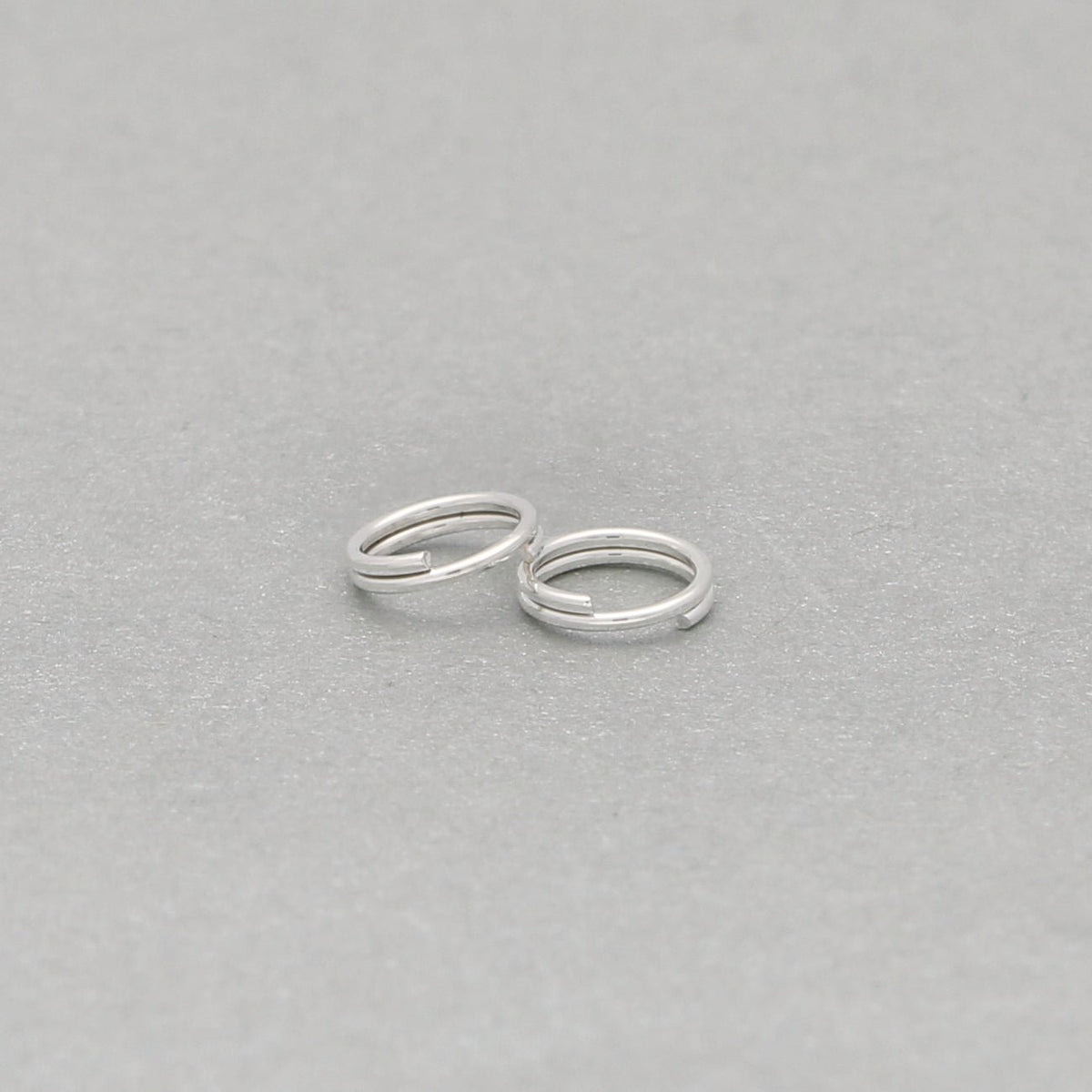 Spaltringe Edelstahl 5 mm - Farbe Silber - PerlineBeads SA