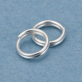 Spaltringe Edelstahl 5 mm - Farbe Silber - PerlineBeads SA