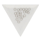 Spaltringe Edelstahl 5 mm - Farbe Stahl - PerlineBeads SA