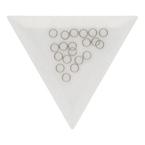 Spaltringe Edelstahl 5 mm - Farbe Stahl - PerlineBeads SA