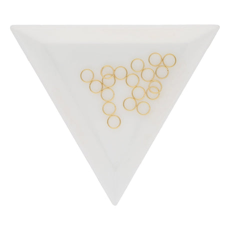 Spaltringe Edelstahl 5 mm - Vergoldet - PerlineBeads SA