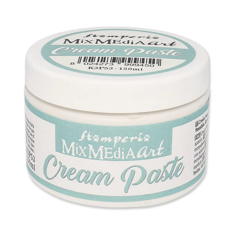 Stamperia Cream Paste – Weiss (150 ml) - PerlineBeads SA