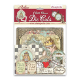 Stamperia Die Cuts - Clear Charms "Alice" - 57 Stk. - PerlineBeads SA