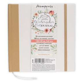Stamperia Sketchbook – Create Happiness Mixed Media Journal (14,8 x 14,8 cm) - PerlineBeads SA