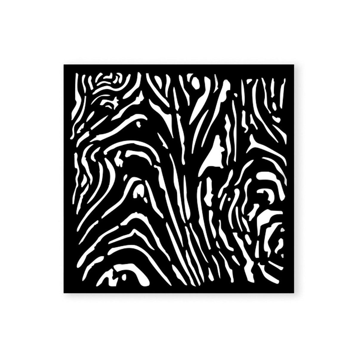 Stencil „Hidden Grove – Wood Texture“ | 12 × 12 cm - PerlineBeads SA