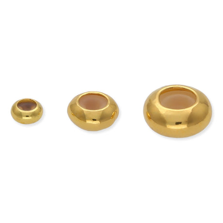 Stopper Perlen - Vergoldet - PerlineBeads SA