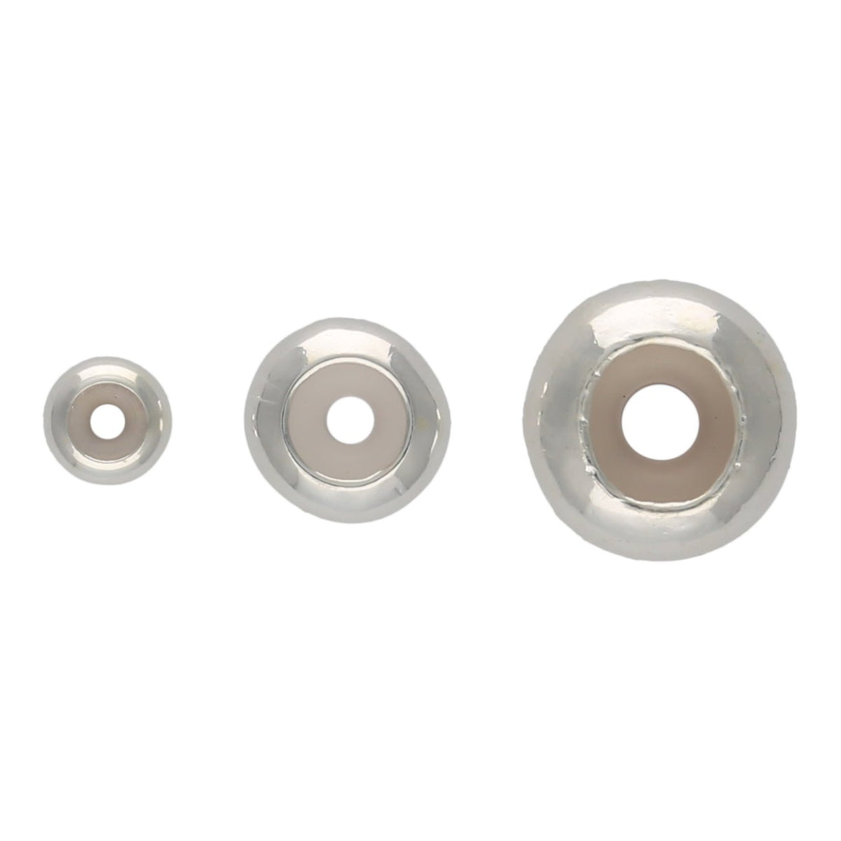 Stopper Perlen - Versilbert - PerlineBeads SA