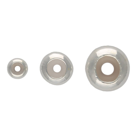Stopper Perlen - Versilbert - PerlineBeads SA