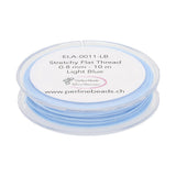 Stretchy elastische Schmuck-Faserkordel 0.8 mm - hellblau - PerlineBeads
