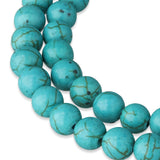 Tibetischer Türkis Perlen · rund · 6 mm - PerlineBeads SA