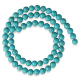 Tibetischer Türkis Perlen · rund · 6 mm - PerlineBeads SA