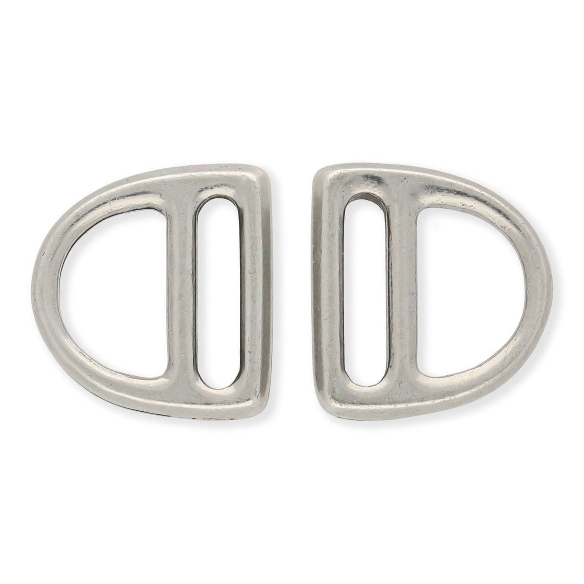 Tierra Cast - D Ring Verbindungselement - Zinnfarbe - PerlineBeads