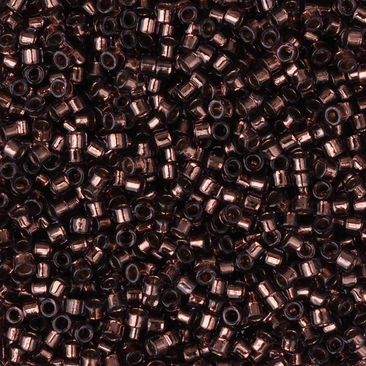 TOHO Aiko - Copper-Lined Dark Amethyst - PerlineBeads SA