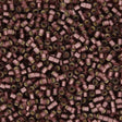 TOHO Aiko - Frosted Silver - Lined Med. Amethyst - PerlineBeads SA