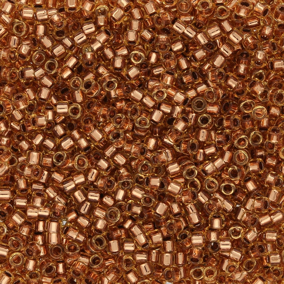 TOHO Aiko - Gold - Lined Transparent Crystal - PerlineBeads SA
