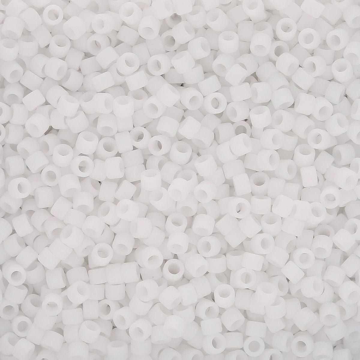 TOHO Aiko - Opaque Frosted White - PerlineBeads SA