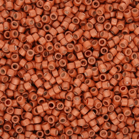 TOHO Aiko - PermaFinish Galvanized Matte Saffron - PerlineBeads SA