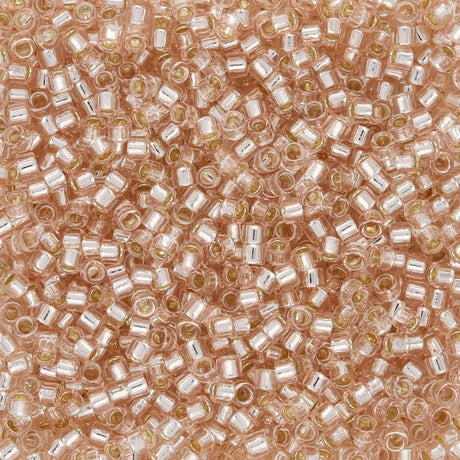 TOHO Aiko - Transparent Silver - Lined Rosaline - PerlineBeads SA