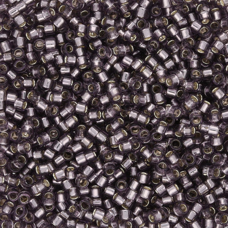 TOHO Aiko - Transparent Silver - Lined Tanzanite - PerlineBeads SA