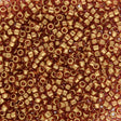 TOHO Treasure - Gold - Lustered Transparent Pink - PerlineBeads SA
