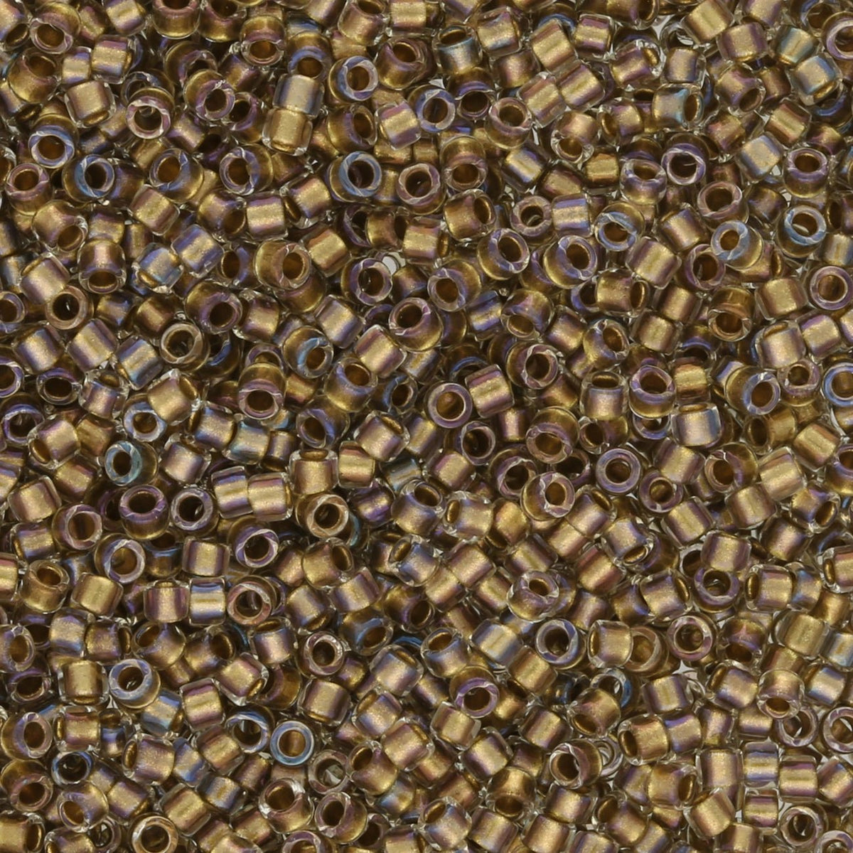 TOHO Treasure - Inside - Color Crystal/Gold - Lined - PerlineBeads SA