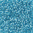 TOHO Treasure - Silver - Lined Aquamarine - PerlineBeads SA