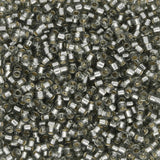 TOHO Treasure - Silver - Lined Black Diamond - PerlineBeads SA