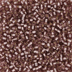 TOHO Treasure - Silver - Lined Lt Amethyst - PerlineBeads SA