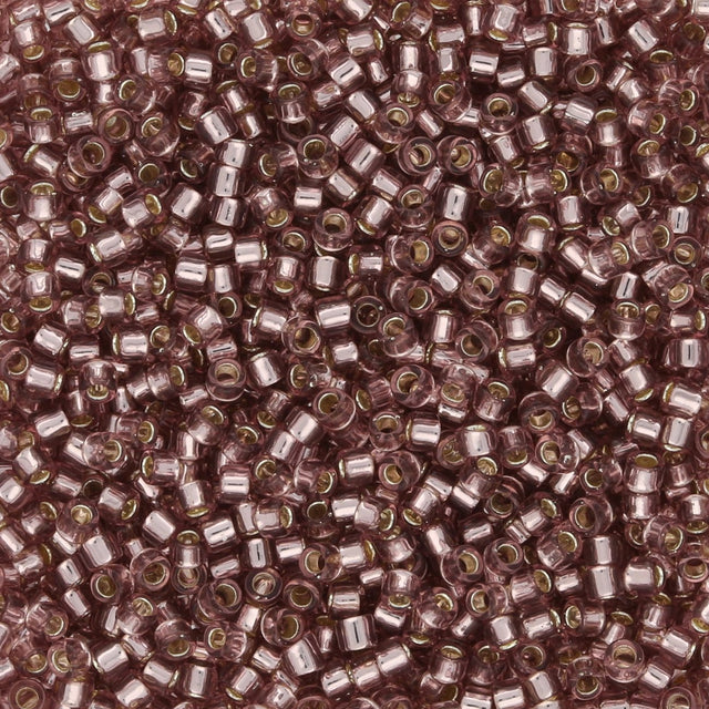 TOHO Treasure - Silver - Lined Lt Amethyst - PerlineBeads SA