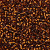 TOHO Treasure - Silver - Lined Smoky Topaz - PerlineBeads SA