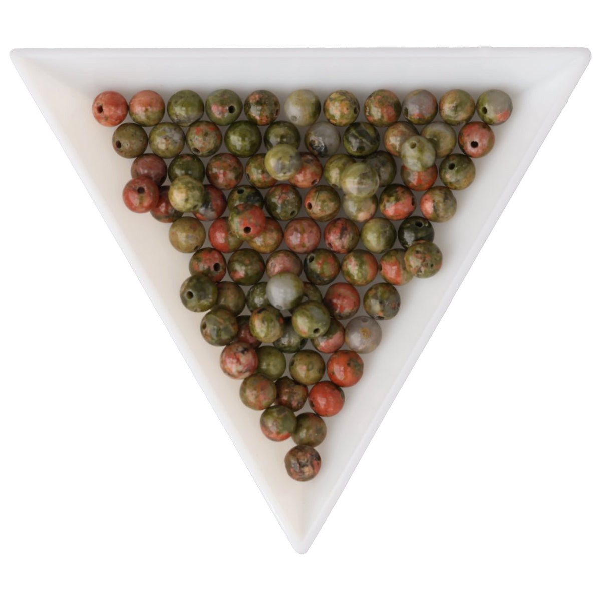 Unakit Perlen · rund · 4 mm - PerlineBeads SA