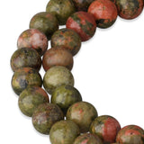 Unakit Perlen · rund · 6 mm - PerlineBeads SA