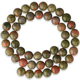 Unakit Perlen · rund · 8 mm - PerlineBeads SA