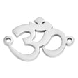Verbindungselement "Om" - Edelstahl PVD - PerlineBeads SA