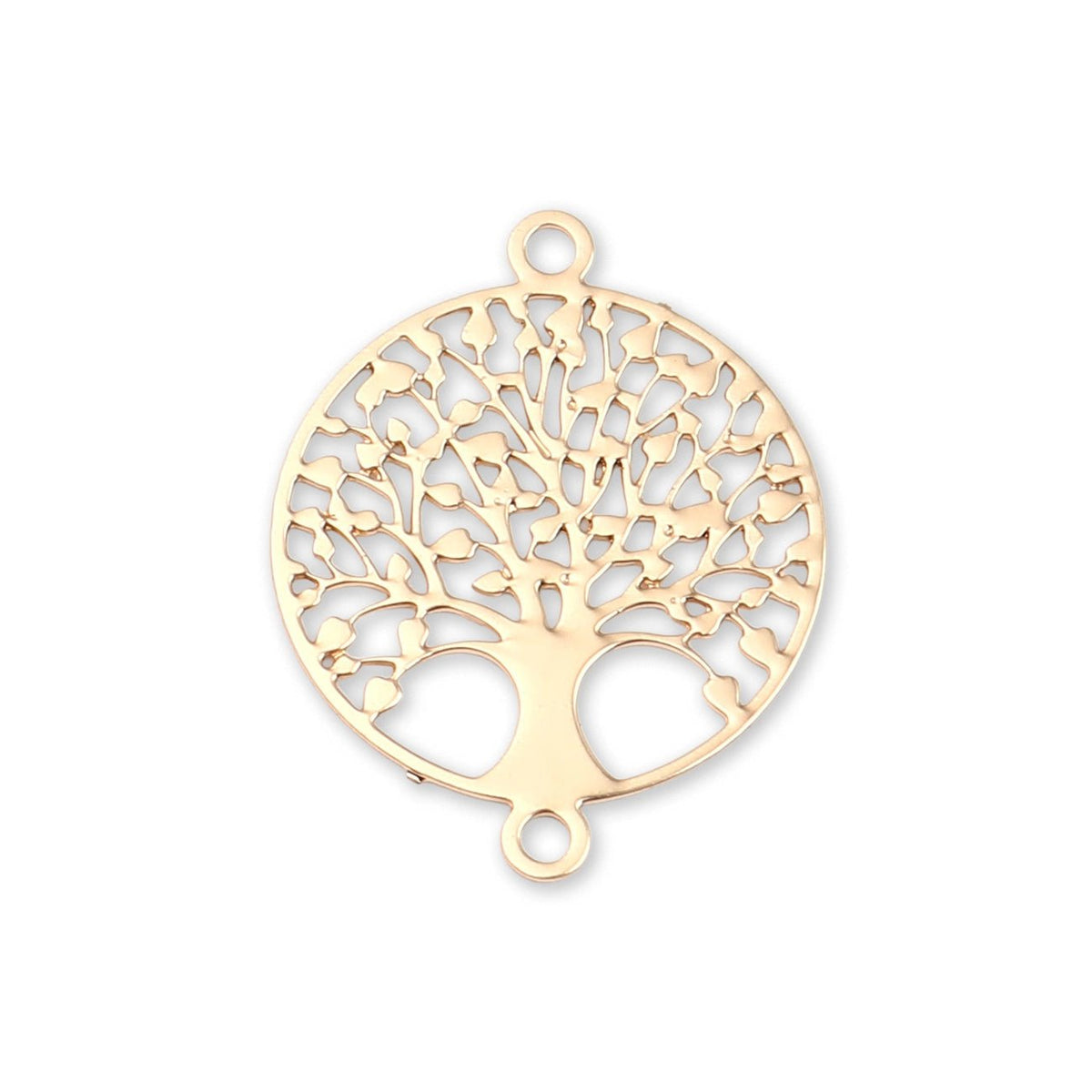 Verbindungselement “Tree of Life” 12 mm - Farbe gold - PerlineBeads SA