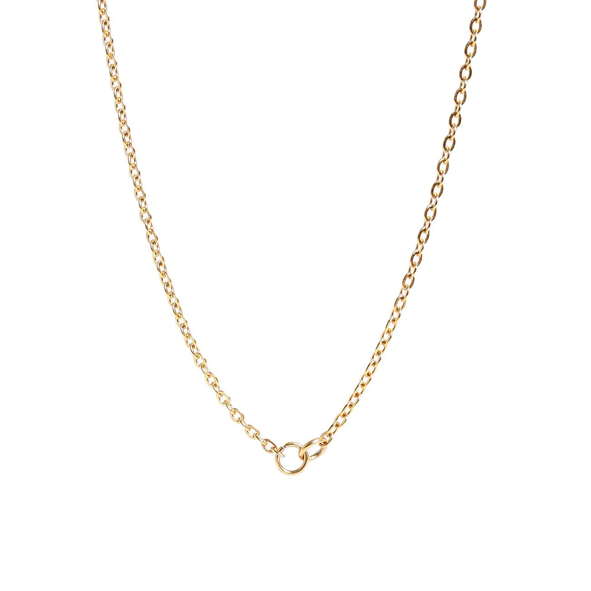Verbindungskette aus Edelstahl 40 cm – Gold PVD Beschichtet - PerlineBeads SA