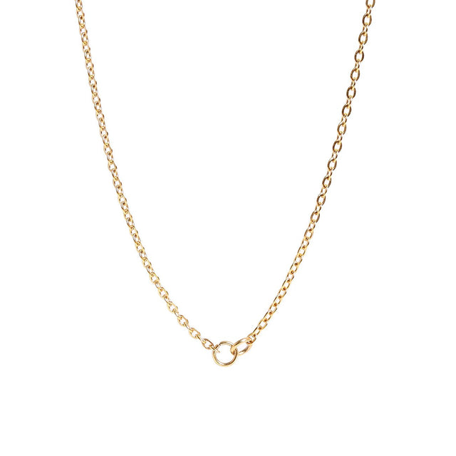 Verbindungskette aus Edelstahl 45 cm – Gold PVD Beschichtet - PerlineBeads SA