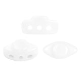 Volos® par Puca® - Opaque White - PerlineBeads SA