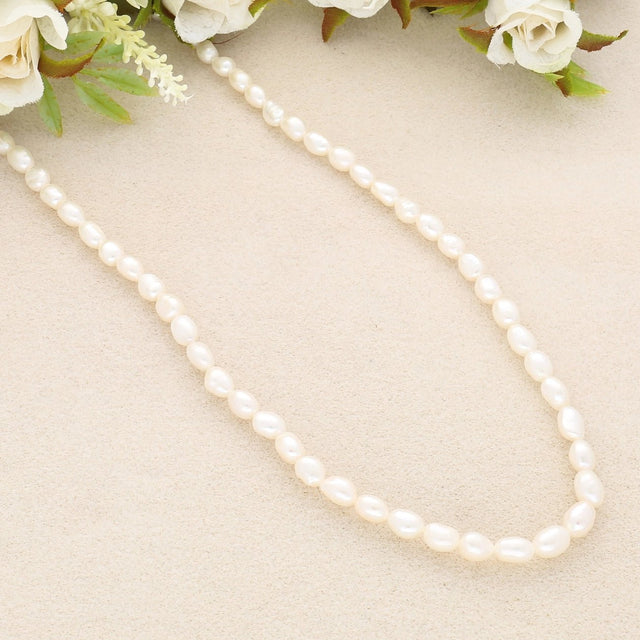 Zuchtperlen – Rice Form ca. 7 - 8 × 6 mm - PerlineBeads SA