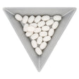 Acryl-Perle oval - weiss - PerlineBeads