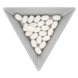 Acryl-Perle oval - weiss - PerlineBeads