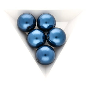 Acrylperle rund - 18 mm - Blau - PerlineBeads