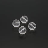 Acrylperle rund facettiert - 12 mm - Transparent - PerlineBeads