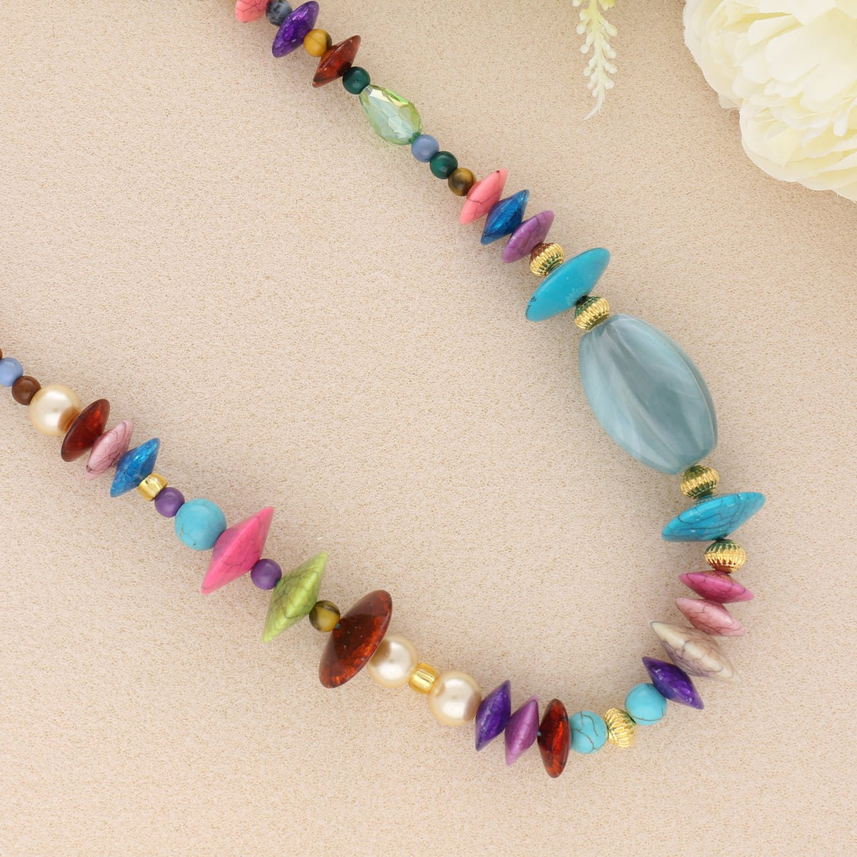 Acrylperle Scheibe - 21 mm - Farbenmix - PerlineBeads
