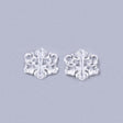 Acrylperle "Schneeflocke" - Transparent - PerlineBeads