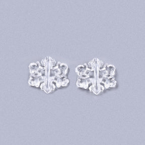 Acrylperle "Schneeflocke" - Transparent - PerlineBeads
